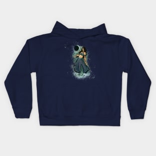 Cancer MoonChild Belly Dancer Kids Hoodie